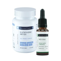 Detoxikační kúra (Neo Dtox kapky +  Glutathione Antiox)