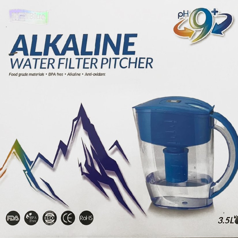 Filtrační alkalická konvice modrá