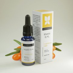 Vitamin D3 + K2 s rakytníkovým olejem